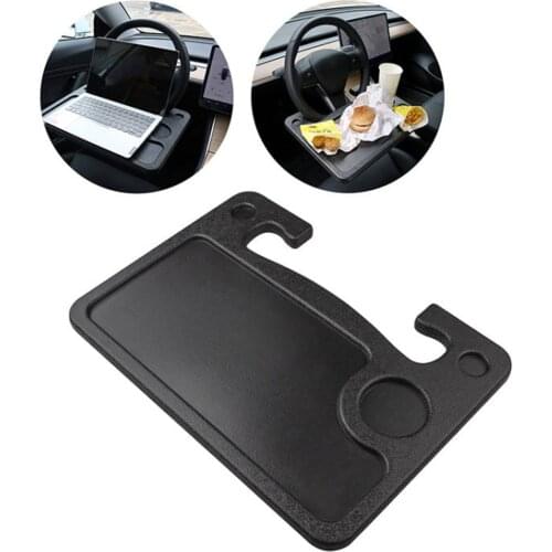 Auto Steering Wheel Desk Car Travel Table Laptop Stand for Tesla Model 3