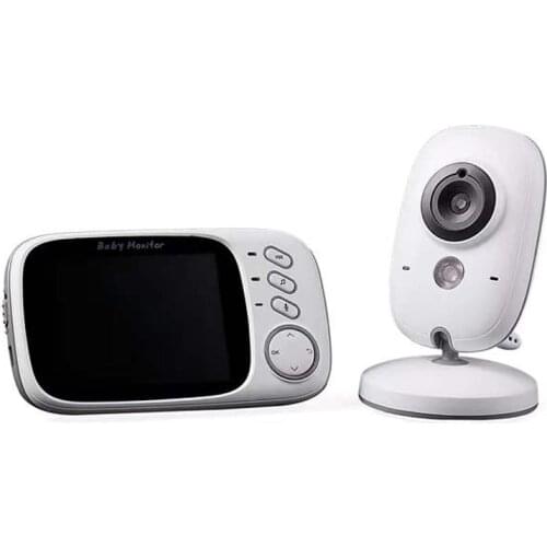 3.5 inch LCD Wireless Baby Monitor Automatic LCD Audio Video Security Mini Camera Night Vision Baby Room Temperature Detection