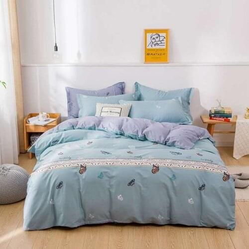 Four-piece bedding sets cotton skin can not afford eggs sheets bedspread pillowcases