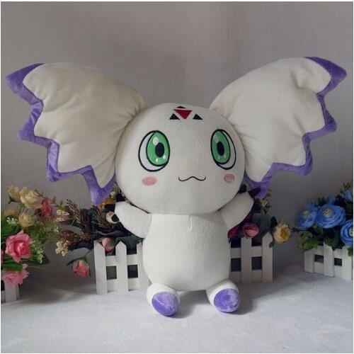 Digital Monster Digimon Culumon 15.7 inches Cosplay White Cute Toy Stuffed & Plush Cartoon Doll