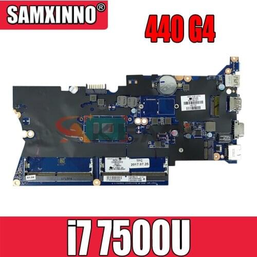 DA0X81MB6E0 905797-601 905797-001 For HP ProBook 430 440 G4 Laptop Motherboard CPU i7 7500U DDR4 100% Test Work