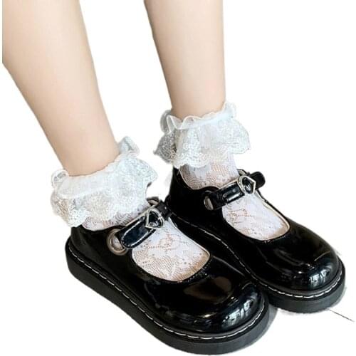 Hot Sale Lolita Mary Janes Shoes Spring Autumn Girls Shoes Patent Leather Women Platform Woman Flats Round Toe Ladies Shoes