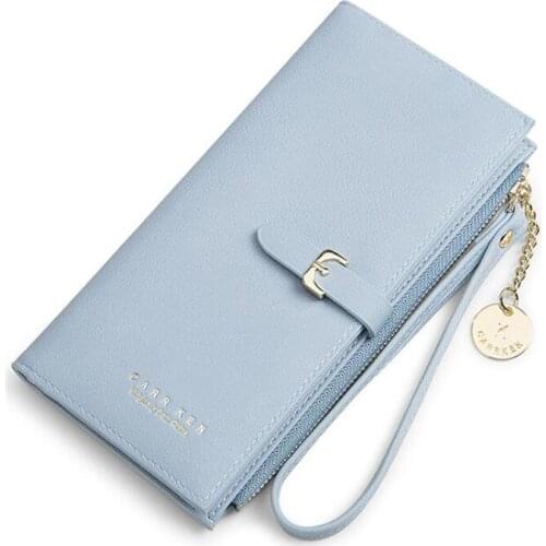 Wallet Women Leather Luxury Card Holder Clutch Women Wallets Zipper Coin Hasp Ladies Wallet Female Purse carteira feminina WT061