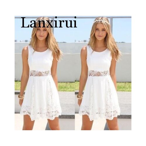 Белые летние платья Lanxirui China At AliExpress