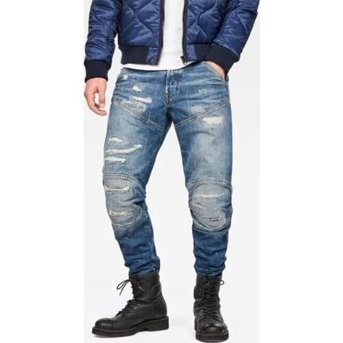 European size 2020 mens hole jeans Good quality blue Hip-hop slim men jean Within 12 hours Send quickly minimum price