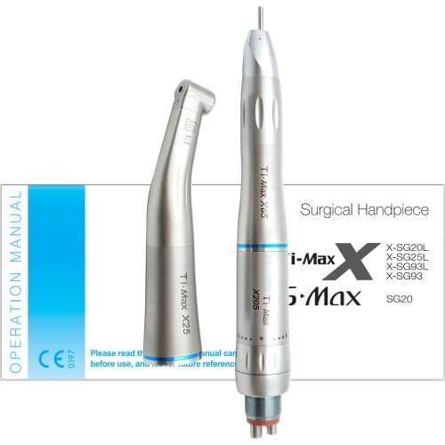 Low Speed Handpiece Set Dental Inner Water Channel Contra Angle Straight Air Motor Air Turbine Handpiece Dentist Student