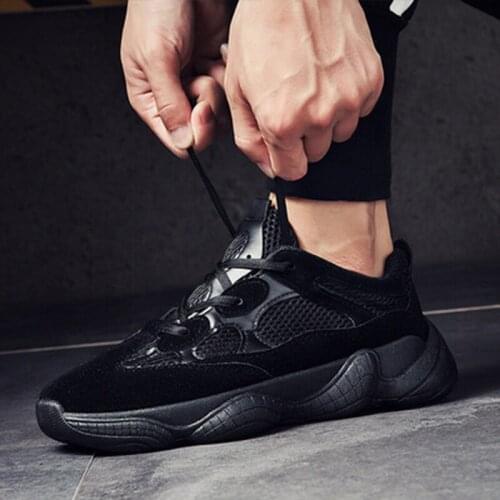 2021New Fashion Mens Breathable Mesh Sneakers Spring Fashion Old Shoes Black/white Mens Shoes Casual Shoes for Men Low Lace-up