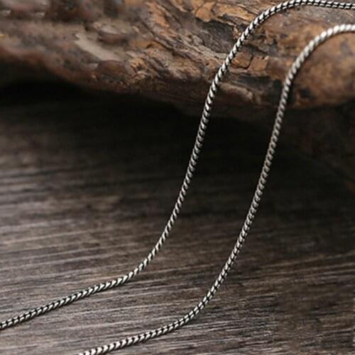 925 Sterling Silver Necklace Men Jewelry Snake Chain Pendant Necklace Women Gift Fine Jewelry