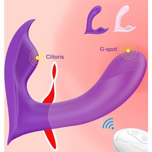 Wearable Dildo Vibrator for Women G Spot Massager Remote Control Panties Vibrator Clitoris Stimulator USB Charging Sex Toys
