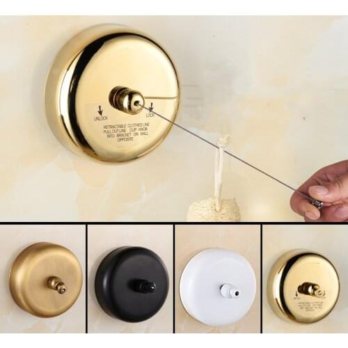 Portable Stainless Steel Retractable Clothesline Indoor Outdoor Laundry Hanger Clothes Dryer Organiser Clothes Drying Rack Rope