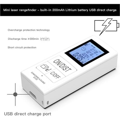 Mini Handheld Laser Distance Meter Digital Laser Rangefinder Portable Range Finder Diastimeter Distance Area