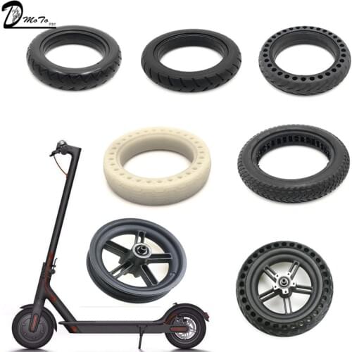 Xiaomi Mijia M365 Scooter Tyre Solid Hollow Tires Shock Absorber Non-Pneumatic Tyre Damping Rubber Tyres for m365 Bird Scooter