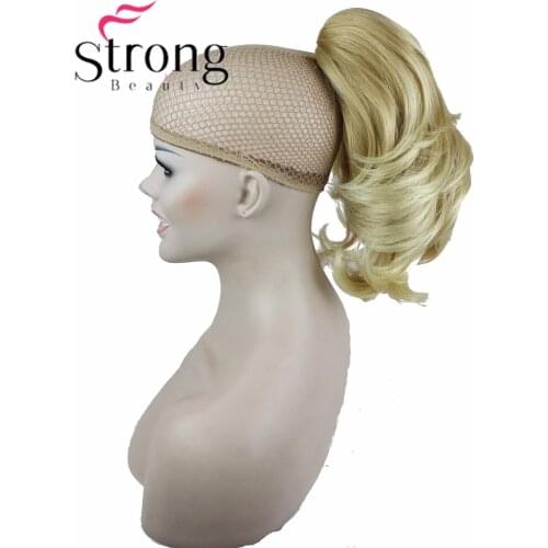 Hair Extension Synthetic Lady Wowen Wavy Dual Use Claw Clip Ponytail Pony Tail Hair Extension hairpiece COLOUR CHOICES