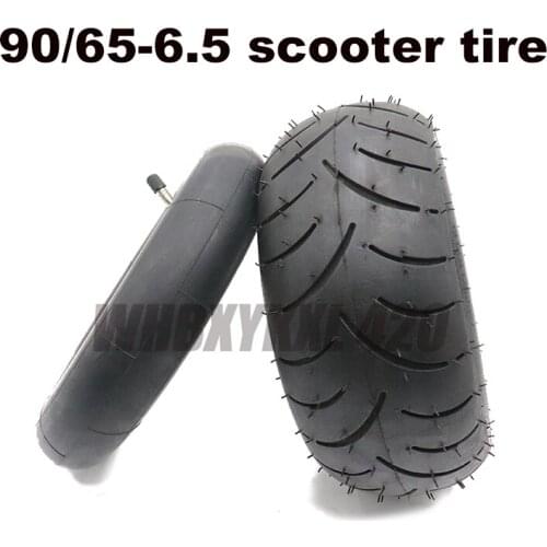 90 / 65-6 outer and inner tires suitable for electric motor scooter thickening rear-resistant tubeless vacuum tire rubber tires