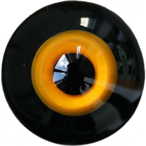 [wamami] 12mm Yellow & Black For BJD AOD DOD Doll Dollfie Glass Eyes Outfit