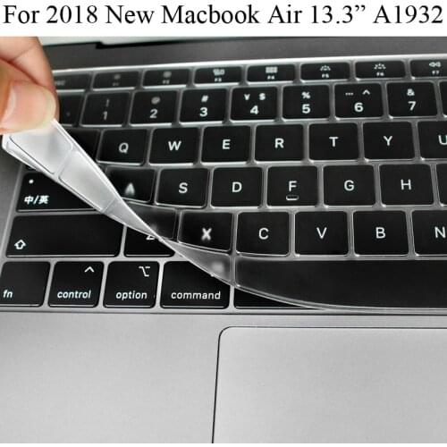 US Keyboard Protector for 2018 Macbook Air 13 A1932 Silicone Keyboard Guard Cover MacbookAir 13.3 A1932 Protection Skin