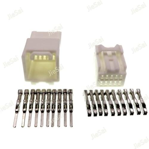 10 Pin 7283-5831 Automotive Anti Glare Rear View Mirror Wire Socket Female Male Auto Connector For Toyota