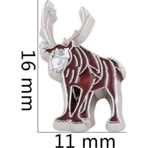 20Pcs/lot Deer Floating Charms Hand-made DIY for Glass Lockets