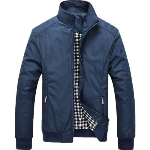 2021 Spring Autumn Mens Jacket Plus Size 7XL Casual Waterproof Bomber Jacket Coats Men Overcoat Baseball Jackets Men Clothing
