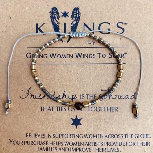 Lucky Beads Bracelet Women MIYUKI Handmade Stone Crystal Vintage Ethnic Bracelets Gold Seed Rope Mujer Jewelry Holiday Gift