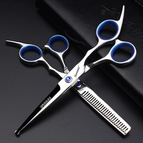 Chunker scissors hairdressing scissors 6 inch precision scissors hair scissors set barber accessories hairdressers scissors