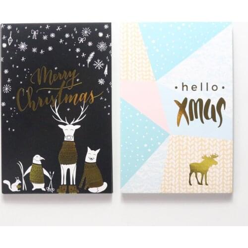 Domikee Cute cartoon Christmas serie decorative index divider for diary notebooks,candy school student bookmark board stationery