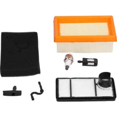 Electric Pole Saw Garden High Branch Saw Air Filter Fuel Filter Pipe Spark Plug Pre-Filter Kit for STIHL TS400 Concrete Cut