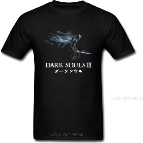 Dark Souls 3 T Shirt Men T-shirts 2019 Adult Tshirt Guys Praise The Sun Tshirts Hip Hop Streetwear Awesome Gamer Clothes Cheap