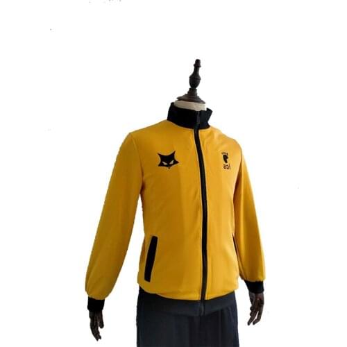 Haikyuu!! MSBY Black Jackals 3D Printing Fall Winter Baseball Jacket Stand collar jacket Men/Women Hip Hop Jacket Zipper