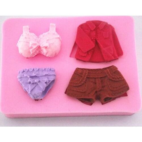 Summer Beach Theme Bikini and Beachwear Set candy mold, Sugarcraft fondant gunpaste cake FM010
