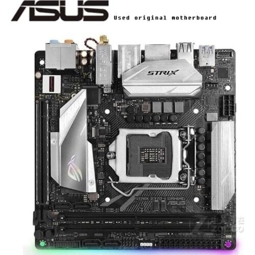 For Asus ROG STRIX Z370-I GAMING Original Used Desktop Intel Z2370 Z370M DDR4 Motherboard LGA 1151 i7/i5/i3 USB3.0 SATA3
