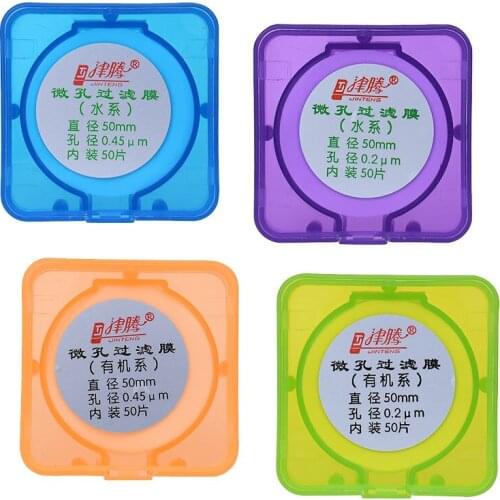 One box Lab Aquo-system PES/MCE Material 13mm/25mm/47mm/50mm/60mm Millipore Membrane filter