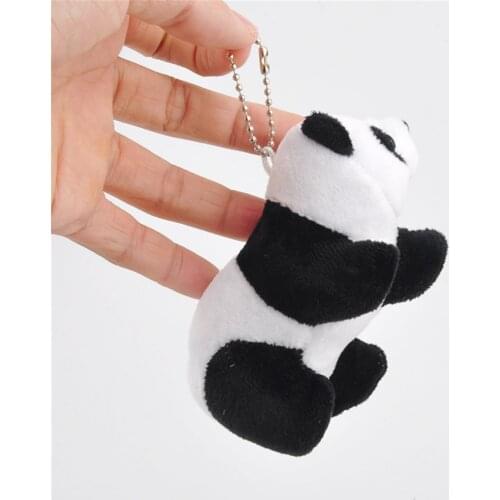 10CM Approx. New Cute Panda Stuffed Mini Small Dolls Accessories Plush Toy