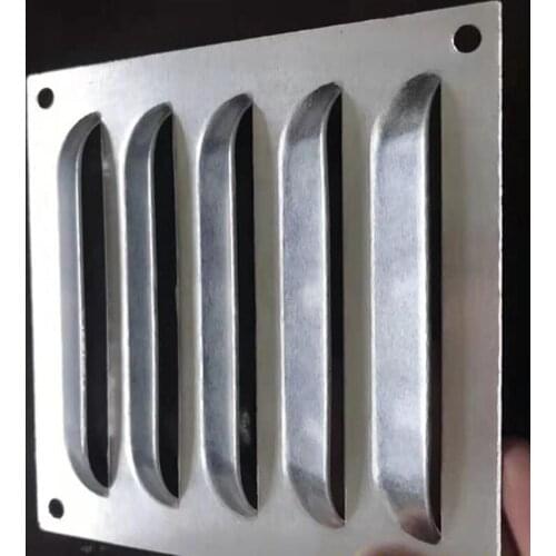 Louver punch Metal mesh heating ventilation mask Square stainless steel air vent grill grille cover plate custom home Wall