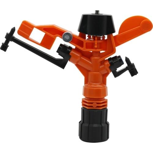 Agriculture Adjustable Rotating Water Nozzle 1" Female thread-3/4" male thread Irrigation Sprinkler Garden Sprayer 1 Pc