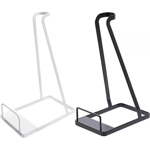 Household Storage Rack Metal Support Vacuum Stand Stick Cleaner for Home Office Bedroom