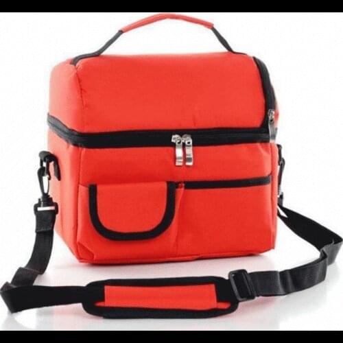 2 Layers Insulated Cooler Bag Thermal Lunch Box Picnic Food Storage Tote Bag Wholesale Bulk Lot Accessory Supply Product