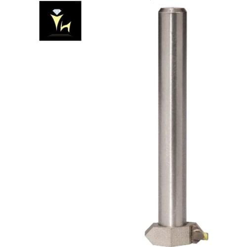 Yuhe PCD Angle 180 Degree Flat CNC Diamond Tools, 6mm/ Customize Diameter Shank ( Diamond Width: 0.25-8mm )