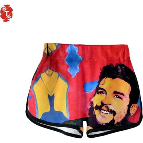 Che Guevara 3D Printed Summer Cool Shorts for Women 2018 New Fashion Casual Trendy Shorts Girls Sexy Wear Suitable for Summer