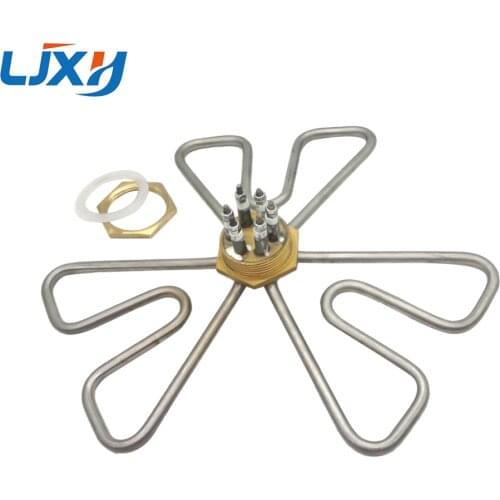 2inch/DN50 Plum Shape Water Heating Element,201 Stainless Steel Electric Water Heater,220V/380V,Heater for Tank 3KW/6KW/9KW/12KW