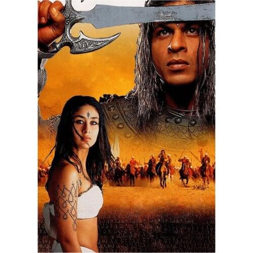 5D DIY Full Round Diamond Painting Ashoka The Great Movie Poster Cross Stitch 3D Embroidery Rhinestone Mosaic Home Decor Y1493