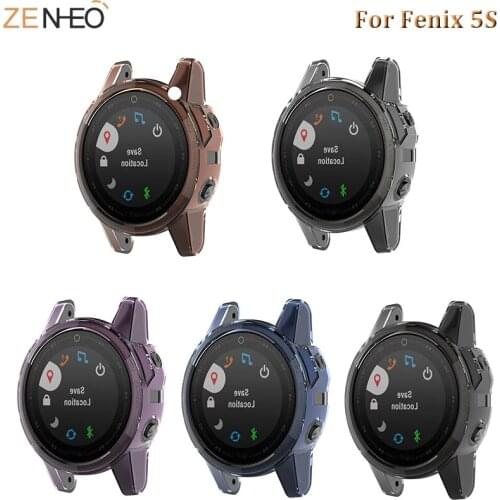 For Garmin Fenix 5S/5S plus TPU Protector cases Smart watch accessories For Garmin Fenix 5S/5S plus watch Protective Cover