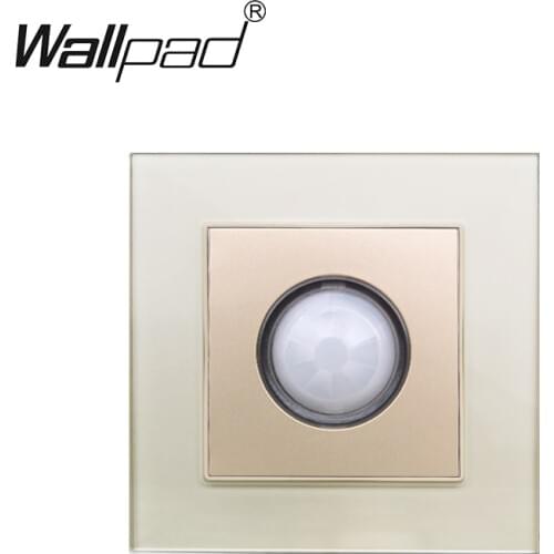 Human IR Sensor Switch Wallpad Crystal Glass Panel Infrared Light Switch On / Off Wall Lamp Smart Switch
