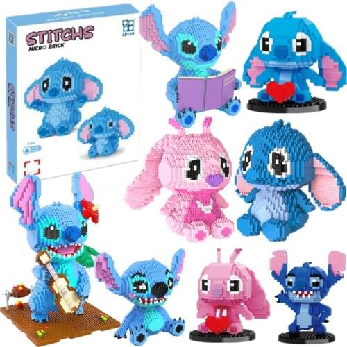 Disney Story Blocks Joy Cartoon Animal Image Stitch Building Reading Style Building Practical Skills Brain Funny Toy