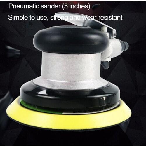 New 5 Inch Pneumatic Sander Pneumatic Polishing Machine Air Eccentric Orbital Sander Tool Sander