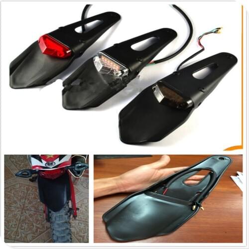 New Motorcycle Fender Mudguard Brake Stop Rear Tail Light lamp for Kawasaki DTRACKER125 KLX150S KLX250,DTRACKER KDX125250