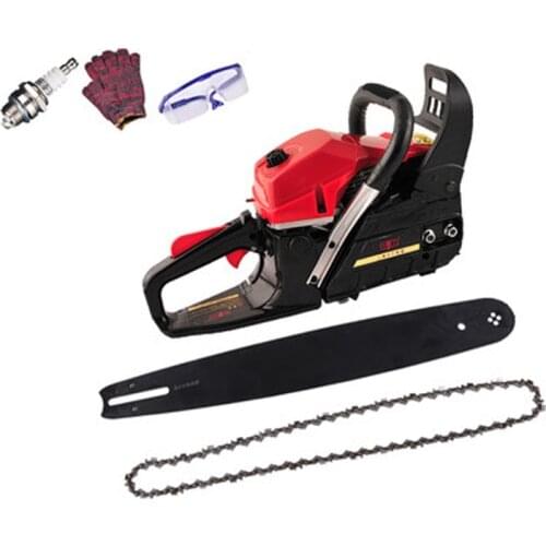 2200W Gasoline saw forest logging saw garden saw Electric chain saw easy to start logger wood saw