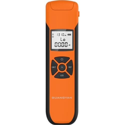 Portable Lightweight Optical Power Meter High Accurancy Rechargeable Optic Power Meter 7 Wavelengthes
