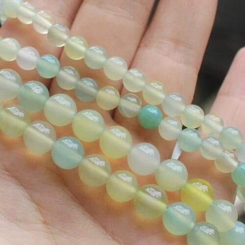 Multi-Color Green Agates Loose Beads 15" 6mm/8mm,Beads For DIY Jewelry Making !We provide mixed wholesale for all items