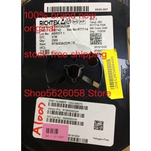 RT9053AZQW QFN 100% new original 10PCS-500PCS/LOT STOCK